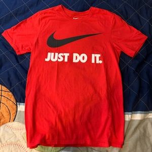 Red Nike “Just Do It” T-Shirt